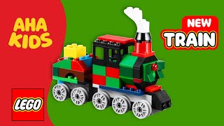 Lego Train 002 Building Instructions  Lego Classic 10696 — StayHome and play WithMe [upl. by Itsirc14]