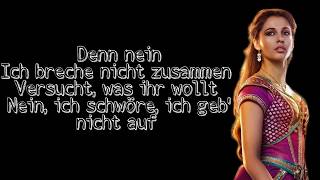 Julia Scheeser  Ich werd niemals schweigen Lyrics Aladdin [upl. by Yonit]