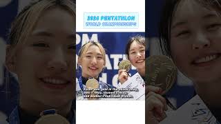 S Korean modern pentathlon team posts its best result with 4 golds in 2024 World Championships [upl. by Atteniuq]