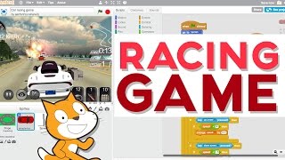 Scratch Tutorial How to create an awesome Racing Game [upl. by Pinebrook]