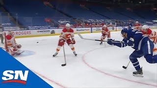 Jason Spezza Goes Up Top On David Rittich With Sharp Angle Shot [upl. by Andromede]