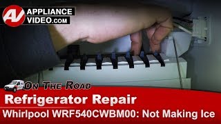 Whirlpool Refrigerator Repair  Not Making Ice  Diagnostic amp Troubleshooting [upl. by Aleka]