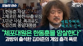 김어준 quot계엄 당시 한동훈 암살 조국 종북 프레임 계획 제보 받아quot 오늘의 이슈 [upl. by Zoubek651]