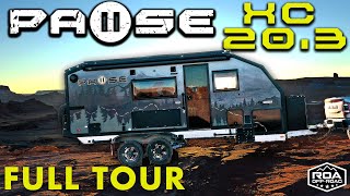 New FULL TOUR Pause XC 203 Smartest RV Trailer in America Overland offgrid best 2023 [upl. by Kaitlin]