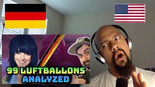 American Reacts To Learn German with Nenas 99 Luftballons Lyrics [upl. by Spielman149]