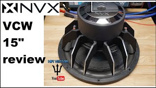 NVX 15quot car audio subwoofer review [upl. by Avron168]