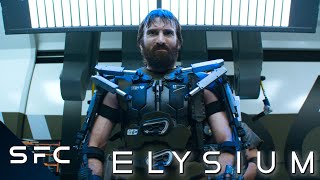 Elysium  Action SciFi Movie  Full Escape From Kruger Scene  Sharlto Copley  Matt Damon [upl. by Weinhardt323]