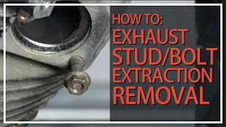 How to Stuck Exhaust Stud or Bolt Extraction [upl. by Laurance557]