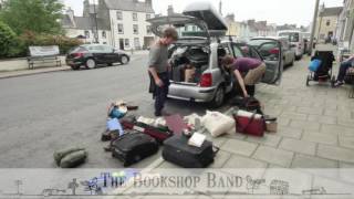 Bookshop Band Foxy tour Packing the Micra in Wigtown [upl. by Anidene]