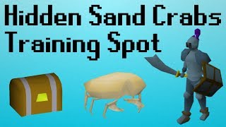 OSRS Hidden Sand Crabs Training Spot  AFK Combat Training [upl. by Otsuj]