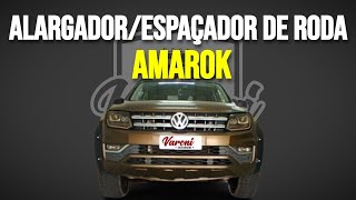 ALARGADORESPAÇADOR DE RODA AMAROK  INSTALAÇÃO [upl. by Arimay177]