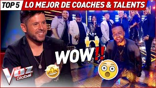 Las MEJORES actuaciones de los COACHES y sus TALENTS en La Voz [upl. by Eirual50]