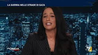 Rula Jebreal si commuove leggendo i messaggi ricevuti da Gaza [upl. by Lieno]