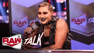 Rhea Ripley reflects on Raw debut Raw Talk Mar 22 2021 [upl. by Ettezzus]