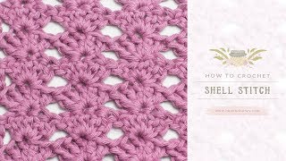 How To Crochet The Shell Stitch  Easy Tutorial [upl. by Meid]