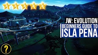 A BEGINNERS GUIDE TO ISLA PENA  Jurassic World Evolution Isla Pena Guide [upl. by Sylvester]