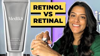 Which RETINOID IS BEST 🤷🏽‍♀️ Feat Medik8 Crystal Retinal review 🔮 Retinol vs Retinal [upl. by Ennovehs]