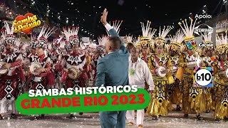 Campeãs 2023  Grande Rio Sambas Históricos Ao Vivo [upl. by Rebe]