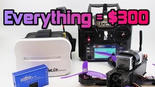 How to get FPV DRONE RACING for under 300 Parts Full setup [upl. by Mar452]