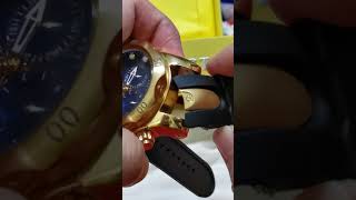 Replace invicta reserve watch rubber strap part 2 [upl. by Xer]