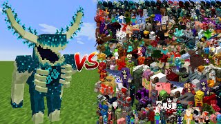 500 RENDOM MOBS VS STRONGER WARDEN FIGHT IN MINECRAFT  Mobs Battle [upl. by Nillad]