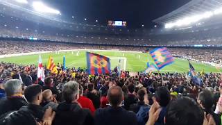 FC Barcelona  Alle Alle Alleeee Camp Nou Champions league 2019 vs Man United [upl. by Cas]