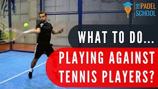 How to beat TENNIS PLAYERS Padel Tactics [upl. by Hemminger241]