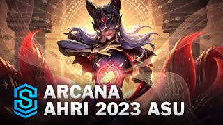 Arcana Ahri Skin Spotlight  League of Legends [upl. by Aiuqram824]