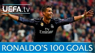 Cristiano Ronaldo  Watch all of his 100 European goals [upl. by Eninahpets]