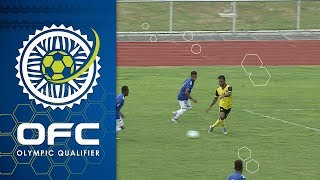 HIGHLIGHTS Vanuatu v Solomon Islands  OFC MENS OLYMPIC QUALIFIER  Semi Final 2 [upl. by Yeo]