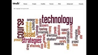 Creating a Word Cloud Using Wordle [upl. by Canfield]