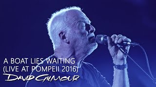 David Gilmour  A Boat Lies Waiting Live At Pompeii [upl. by Atinel]