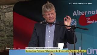 Jörg Meuthen beim politischen Frühschoppen der AfD in Abensberg am 030918 [upl. by Aneda]