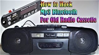 Three Ways To Convert Mp3 Bluetooth For Old Radio Cassette Tapes [upl. by Colombi]