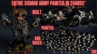 SCARIEST Warhammer Army in the World Speed Painted in 24hrs [upl. by Anelrahs453]