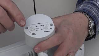 Security Light Installation Part 8 Setting Timer and Sensitivity Controls on PIR [upl. by Airec626]