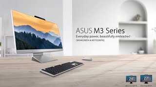 ASUS M3 Series AllinOne PC  Everyday power beautifully embodied [upl. by Ahsekal]