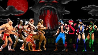 🎮 Mortal Kombat 🔥 Sheeva Team vs NightWolf Team ☣️ Epic Fight [upl. by Barnaba]