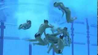 Nuoto Sincronizzato  Campionati Mondiali Junior Budapest 2018  Squadra Tecnica Italia [upl. by Mcleod]