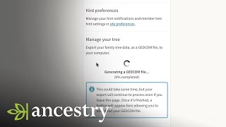 How To Create and Download a GEDCOM  Ancestry Academy  Ancestry [upl. by Diraj702]