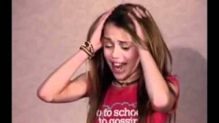 Miley Cyrus  Hannah Montana Audition Tape [upl. by Hanahs]