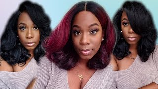 40 Natural Synthetic Wigs  New Outre NEESHA 204 amp 205  Ebonyline [upl. by Ollopa]