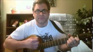 How to play quotMake The World Go Awayquot by Elvis on acoustic guitar [upl. by Nelleyram]