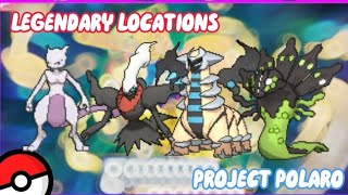 ALL LEGENDARY LOCATIONS IN PROJECT POLARO  LINK [upl. by Nnylassej]