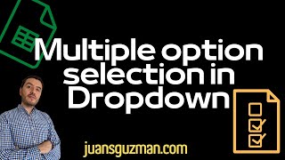 Multiple option selection Dropdown in Google SHEETS [upl. by Conal]