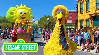 Sesame Street Party Parade 2023  SeaWorld Orlando Florida [upl. by Koralle]