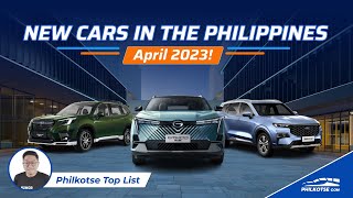 New Cars in the Philippines  April 2023  Philkotse Top List w English subtitles [upl. by Naliorf]