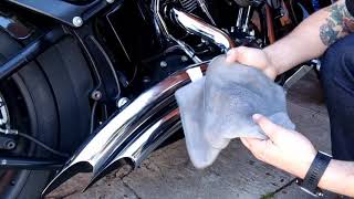 Chrome Exhaust Cleaning Tutorial [upl. by Thedrick]