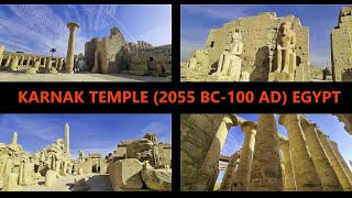 The Karnak Temples 2000 BC 100AD Luxor Egypt [upl. by Akisey]