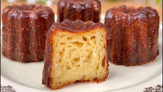 Cannelés Bordelais Croustillants et fondants Meilleur petit gâteau Français Un dessert légendaire [upl. by Attiuqihc]